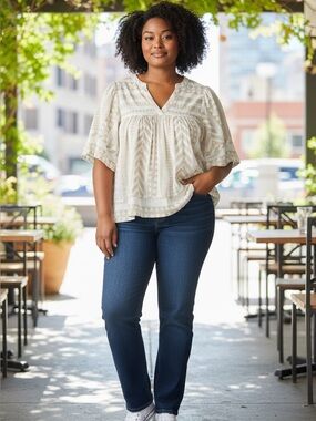 Old Navy Chevron Pattern Swing Top | S | Boho | Casual